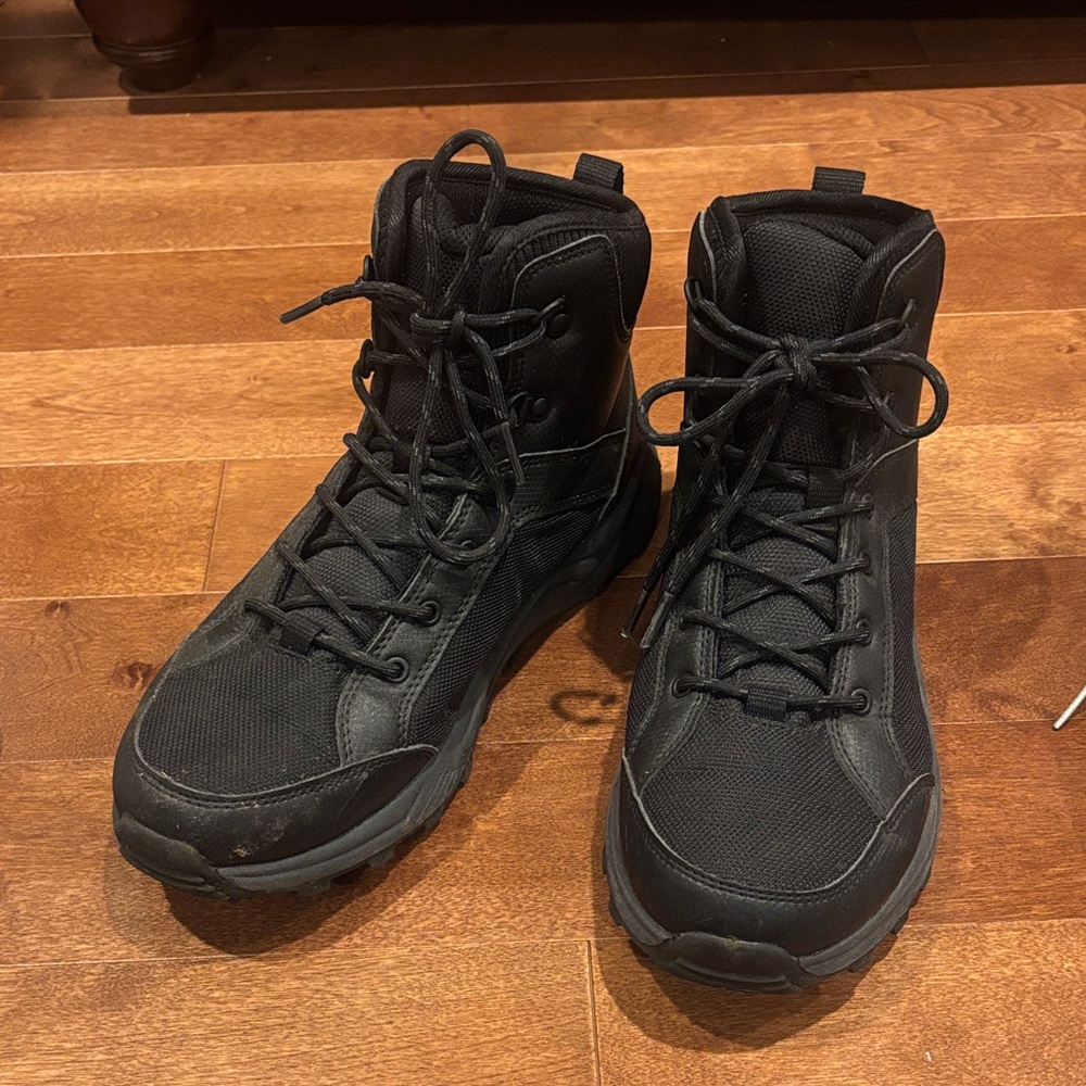 Target Black Men's Lace-Up Boots